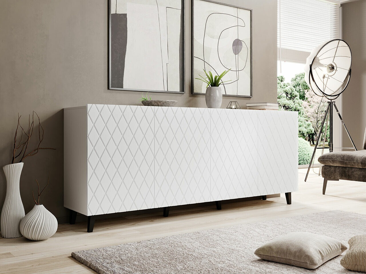 Skapis Charlotte 173 (Balts)