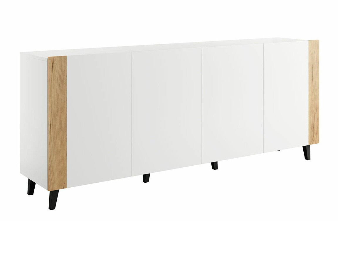 Skapis Charlotte 183 (Balts + Craft ozols)