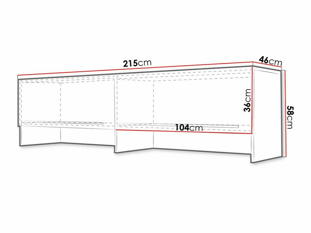 Skapis Concept Pro Lenart (Balts)