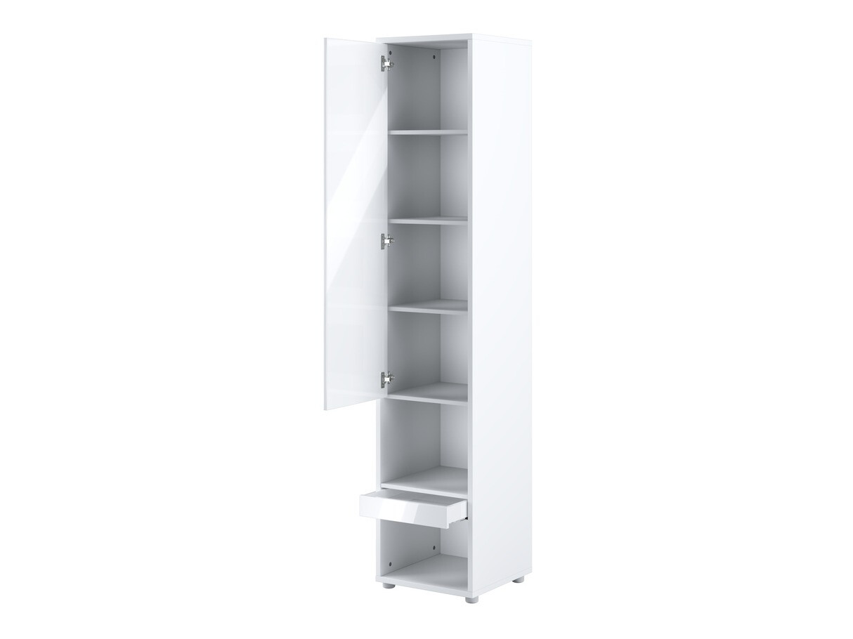Mēbeļu komplekts Concept Pro Lenart XI (Glancēts balts + Balts)