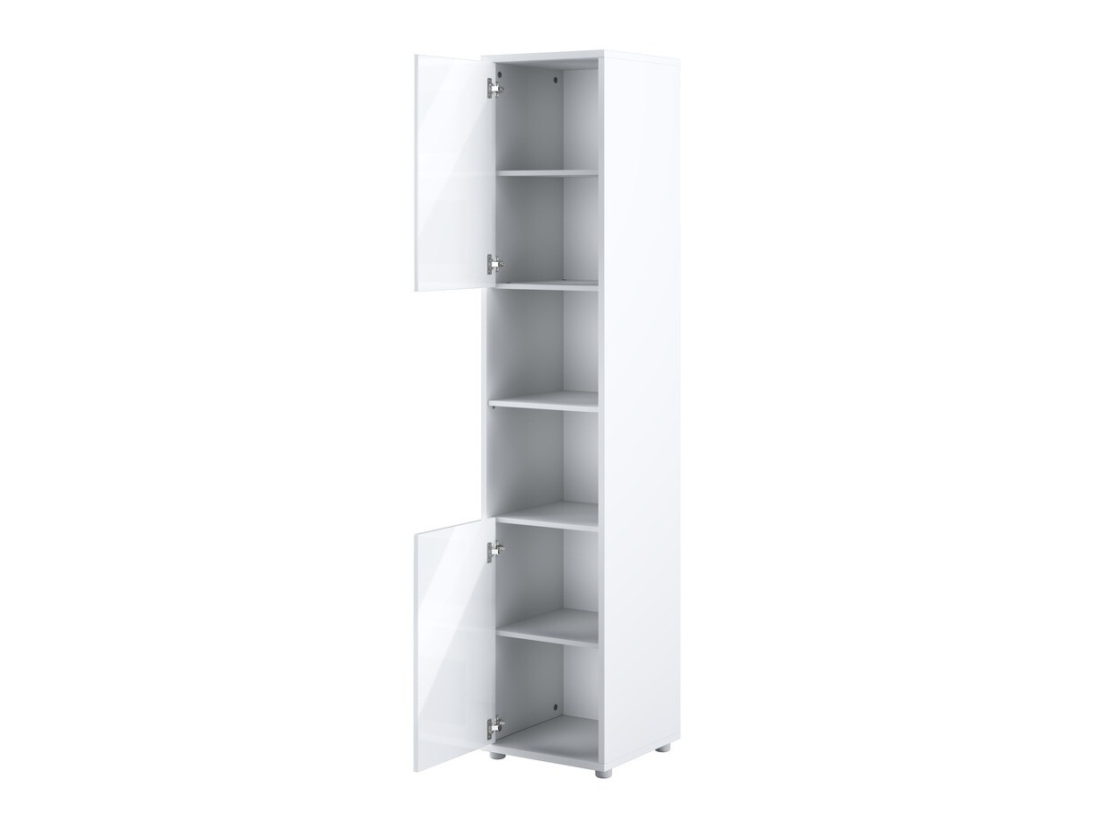 Mēbeļu komplekts Concept Pro Lenart XI (Glancēts balts + Balts)