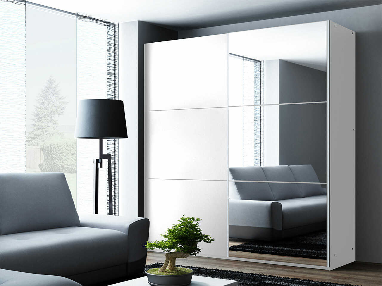 Skapis Honolulu 125 (Balts)