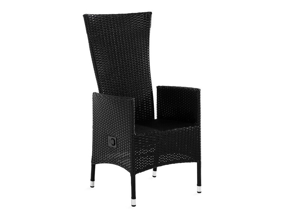 Galds un krēslu komplekts Comfort Garden 1396 (Melns)