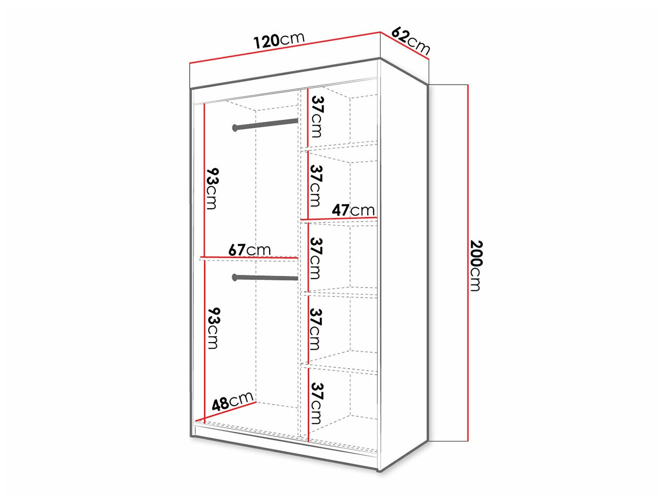 Skapis Hartford 401 (Balts)