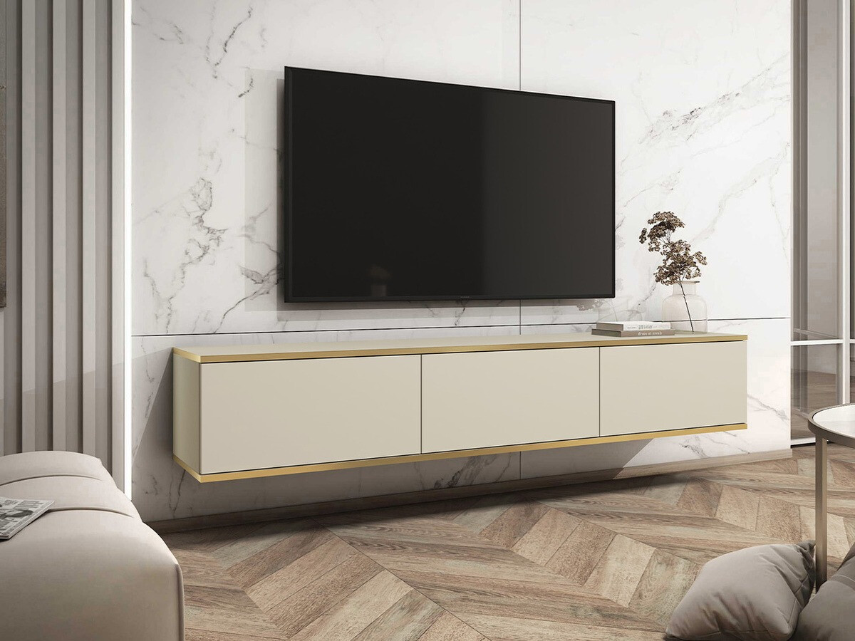 TV galds Princal (Krēms + Zelta)
