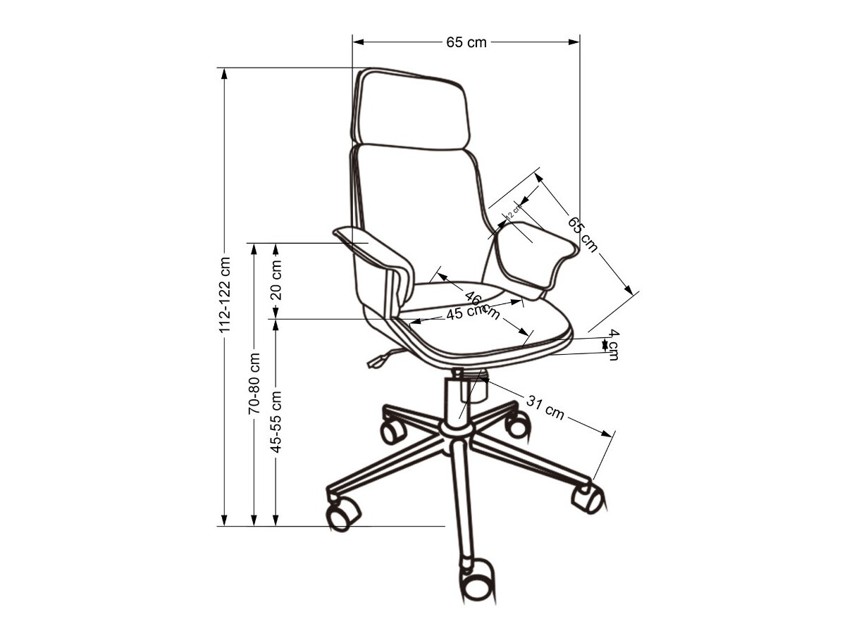 Biroja krēsls Houston 1445