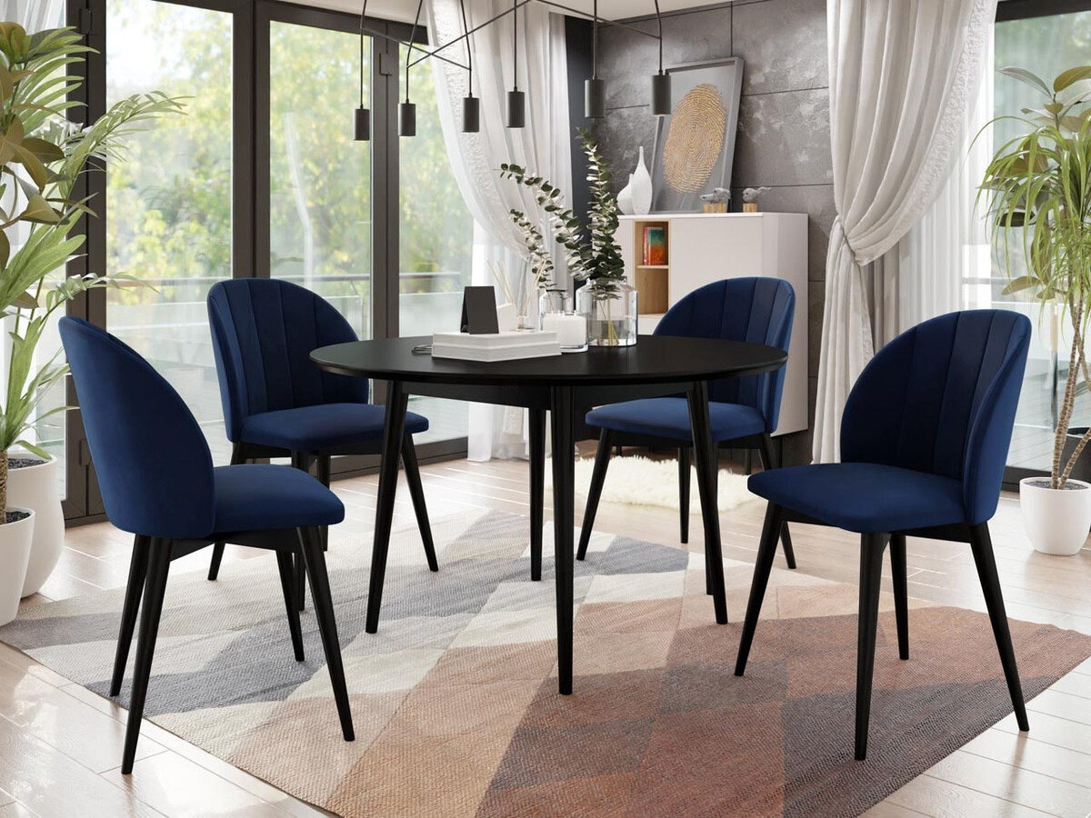 Krēsls Racine 104 (Melns + Magic Velvet 2216)