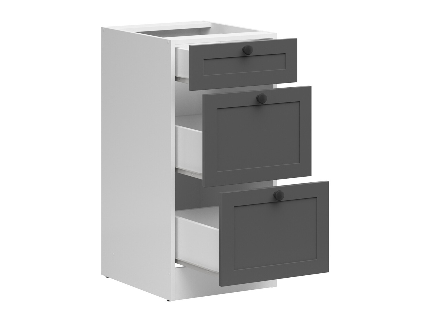 Moduļu skapis ar atvilktnēm Classic Grey 102