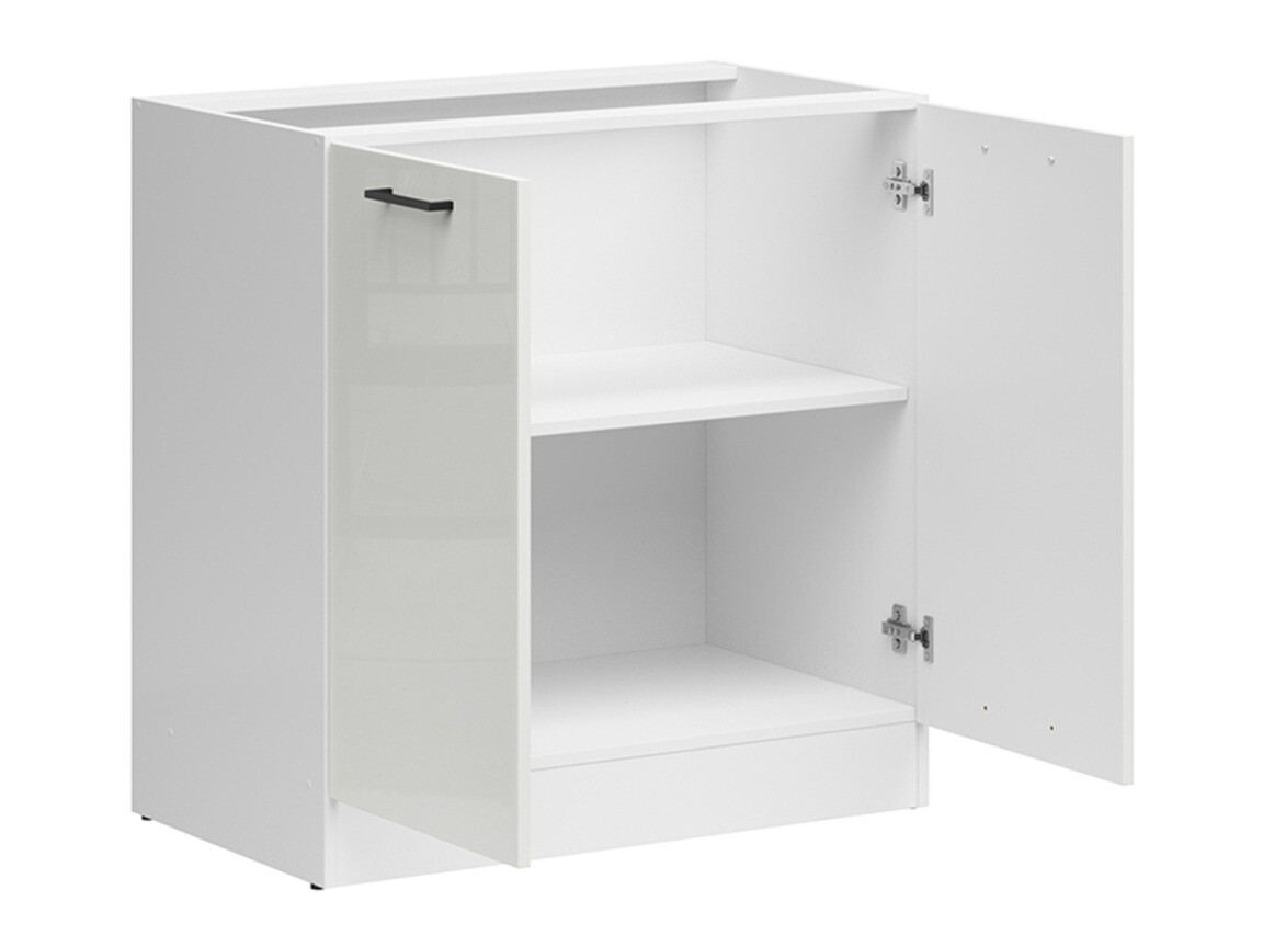 Moduļu skapis ar durvīm Line White 108