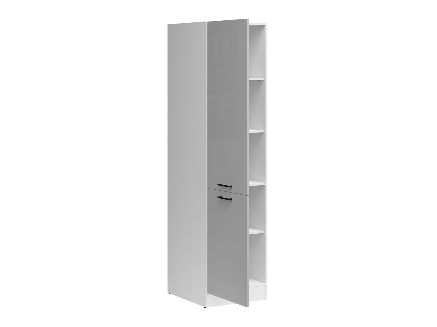 Moduļu skapis ar durvīm Line Grey 116