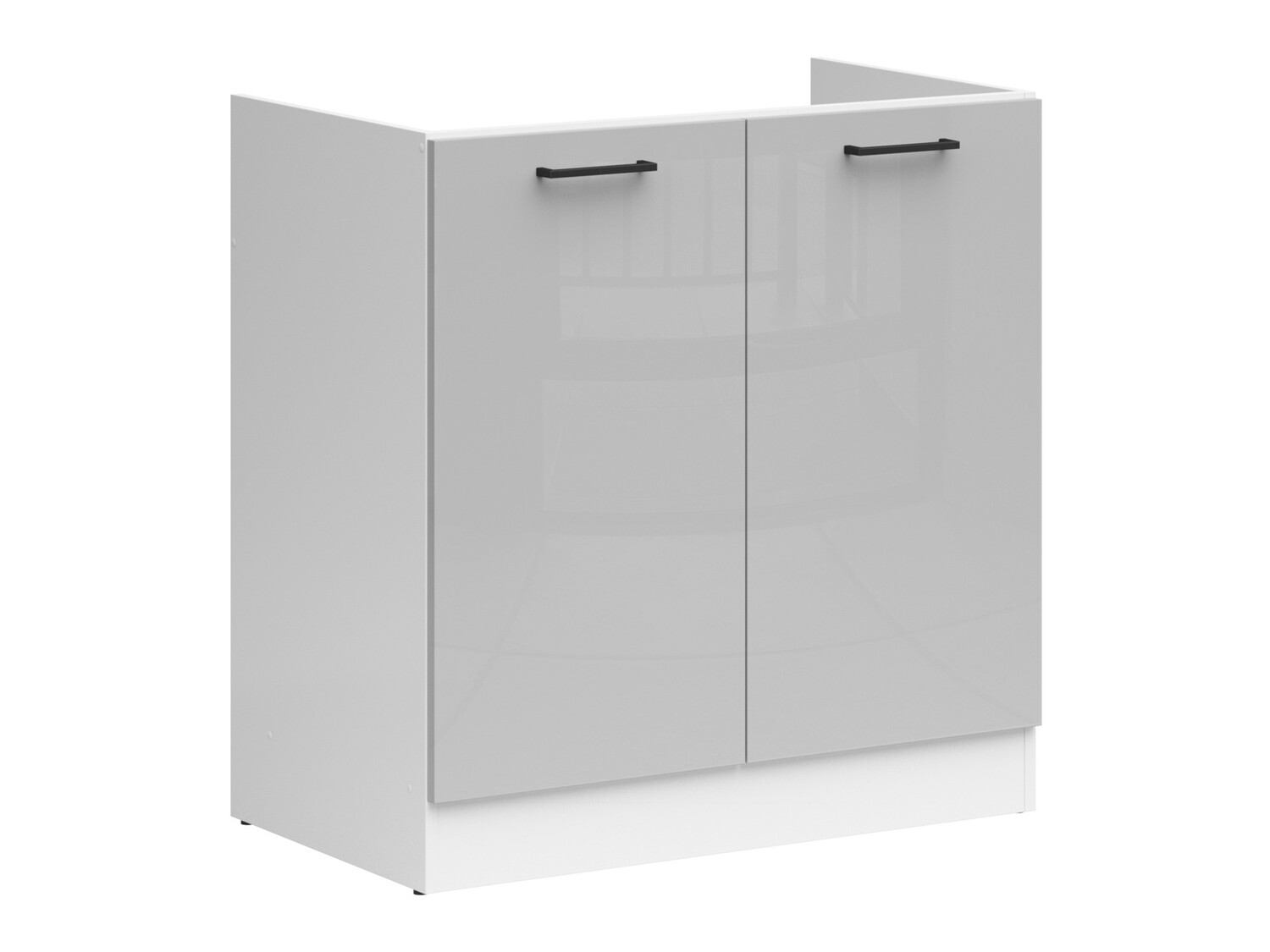 Moduļu skapis izlietnei ar durvīm Line Grey 115