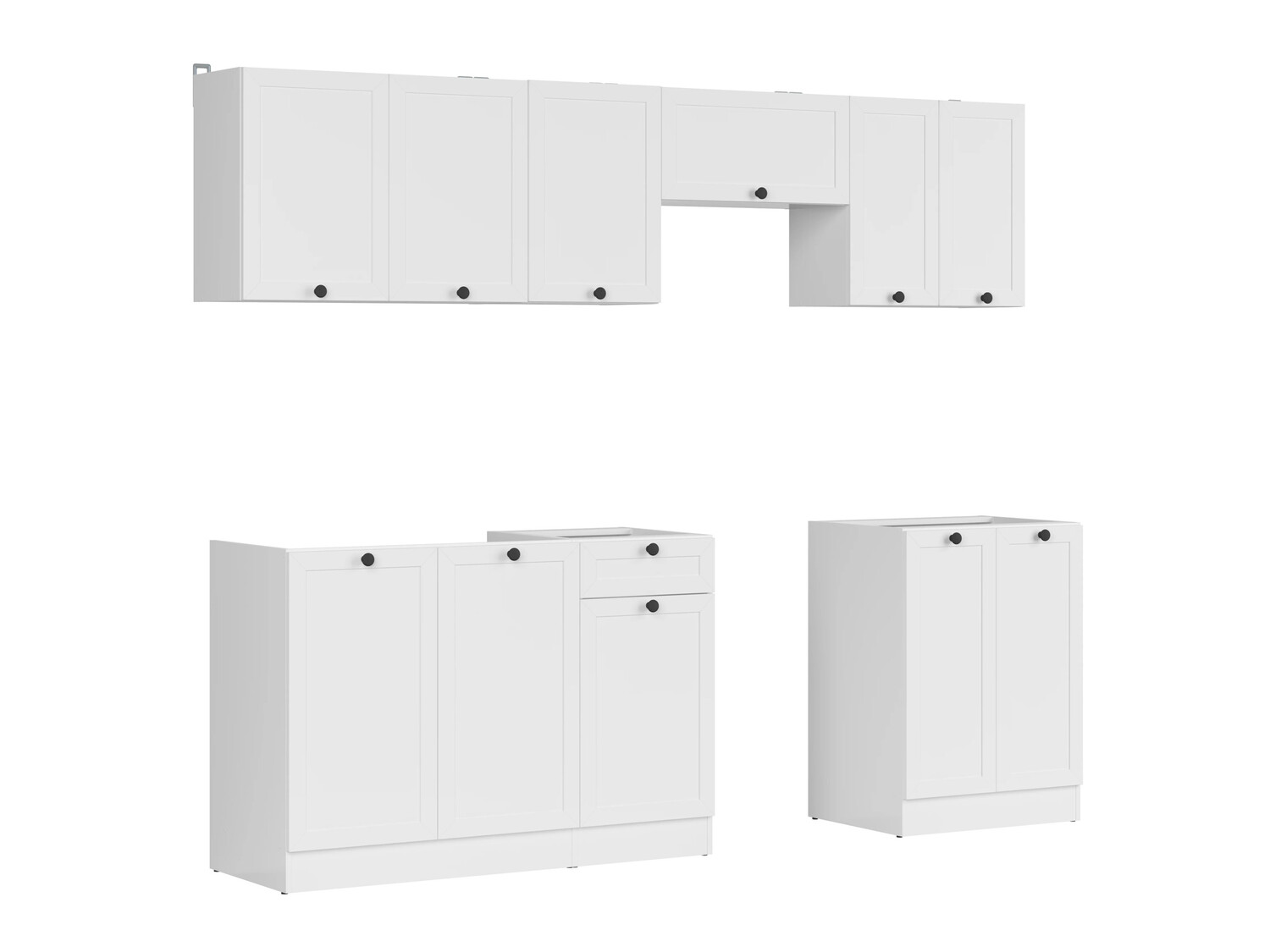 Moduļu virtuves komplekts Classic White 119