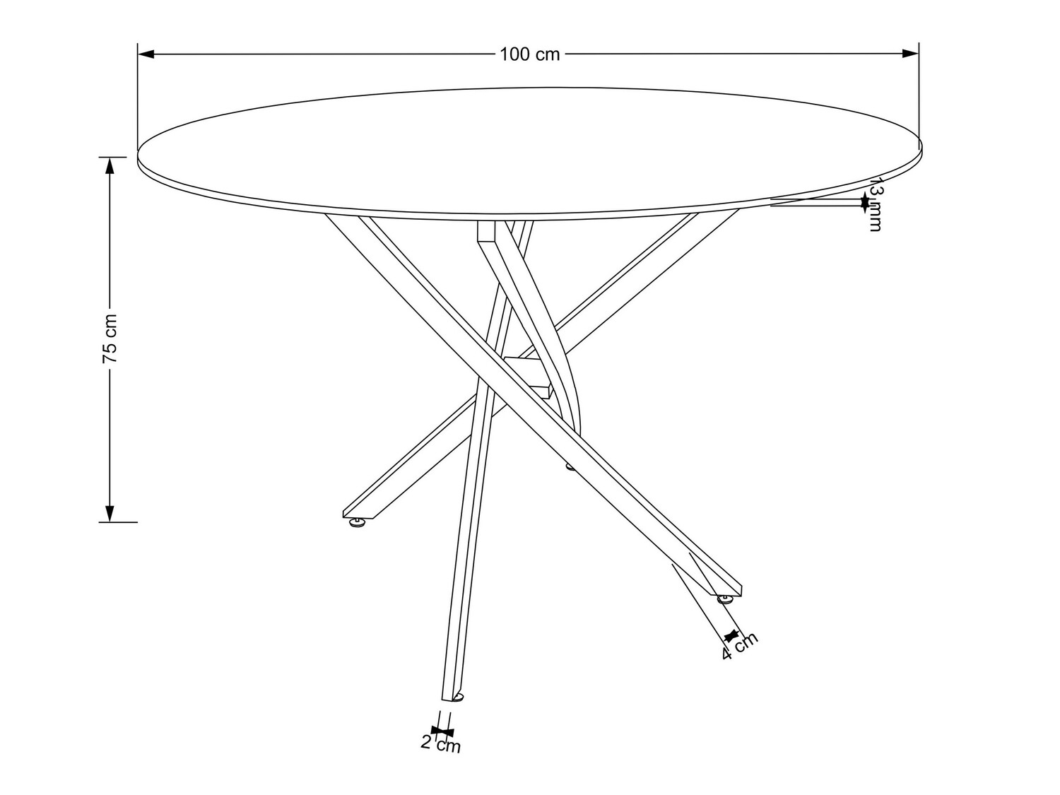 Galds Houston 1538 (Zelta + Melnais marmors)
