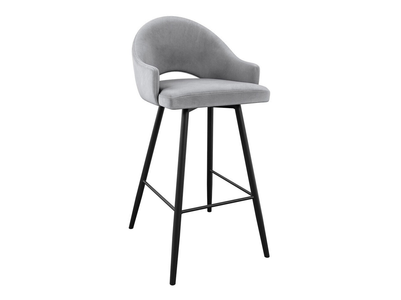Bāra krēsls Jackson 103 (Melns + Magic Velvet 2240)