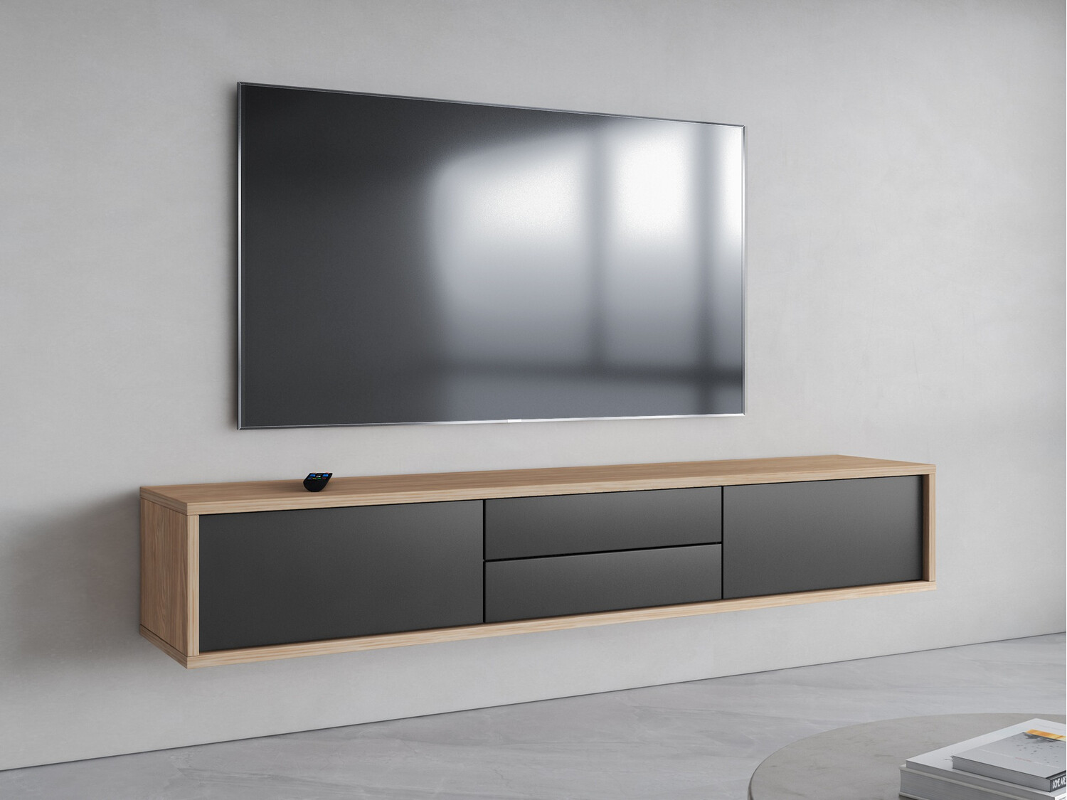 TV galds Austin 325 (Ozols + Antracīts)