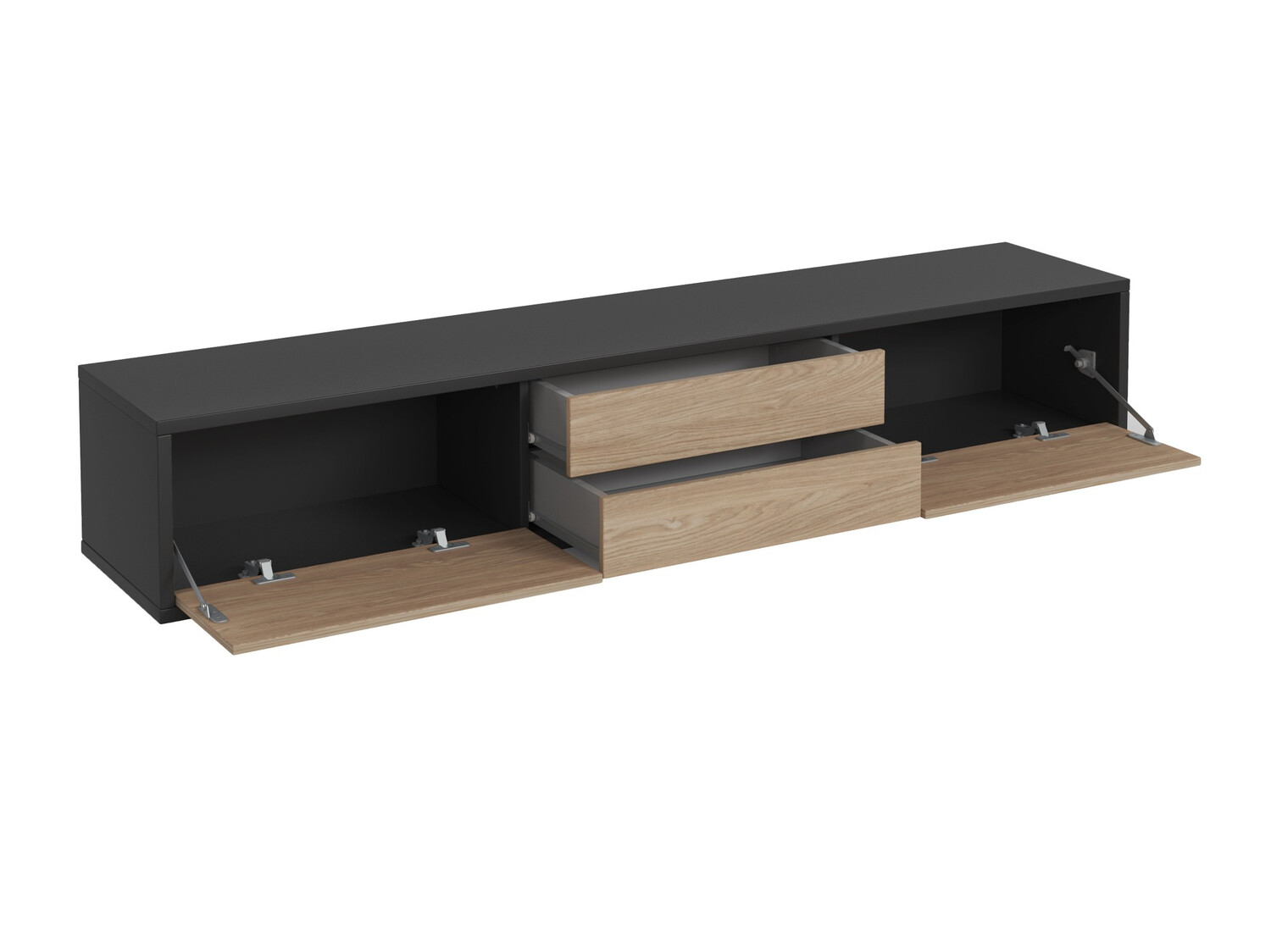 TV galds Austin 325 (Antracīts + Ozols)