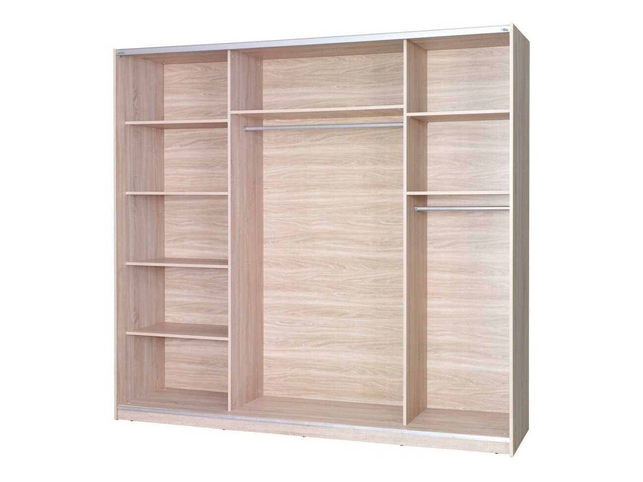Skapis Murrieta 136 (Sanremo ozols + Pelēks)