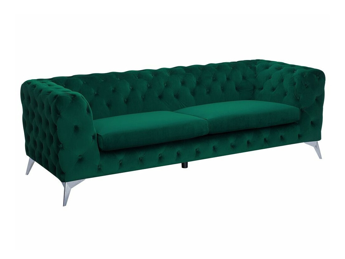 Chesterfield dīvāns Berwyn 185 (Zaļš)