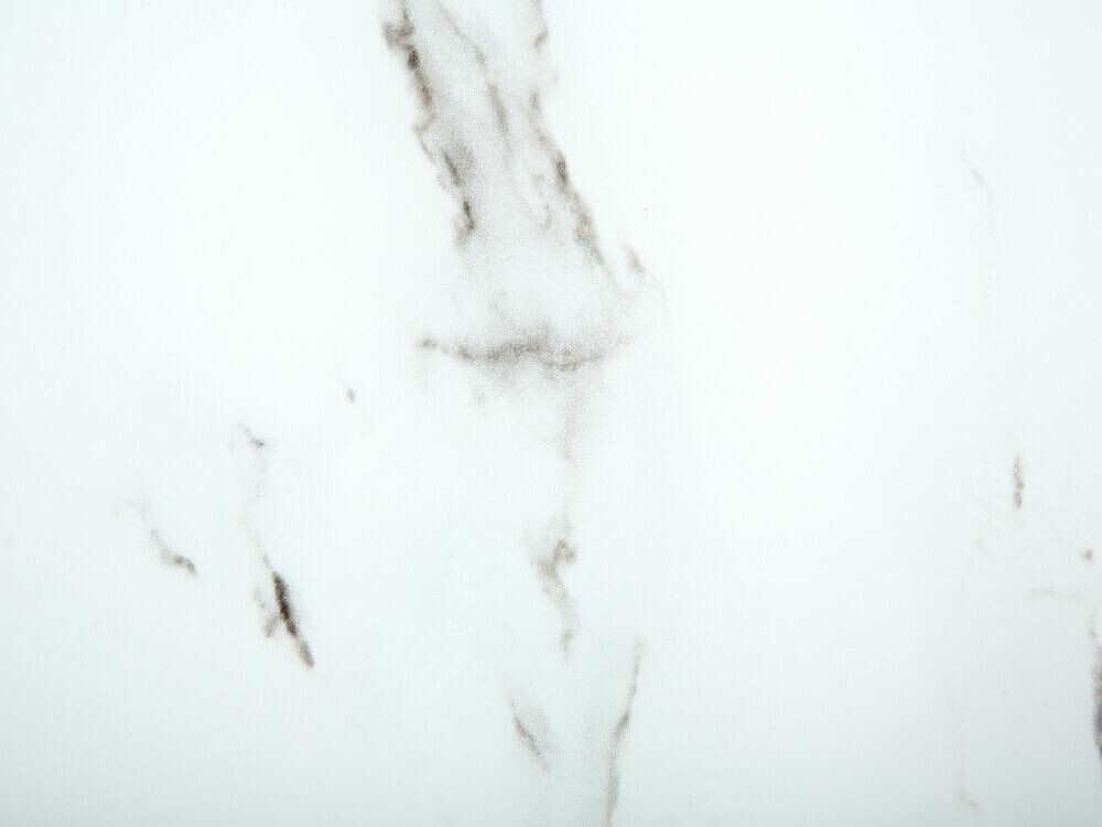 Žurnālu galdiņš Berwyn 392 (Balts marmors + Sudraba)