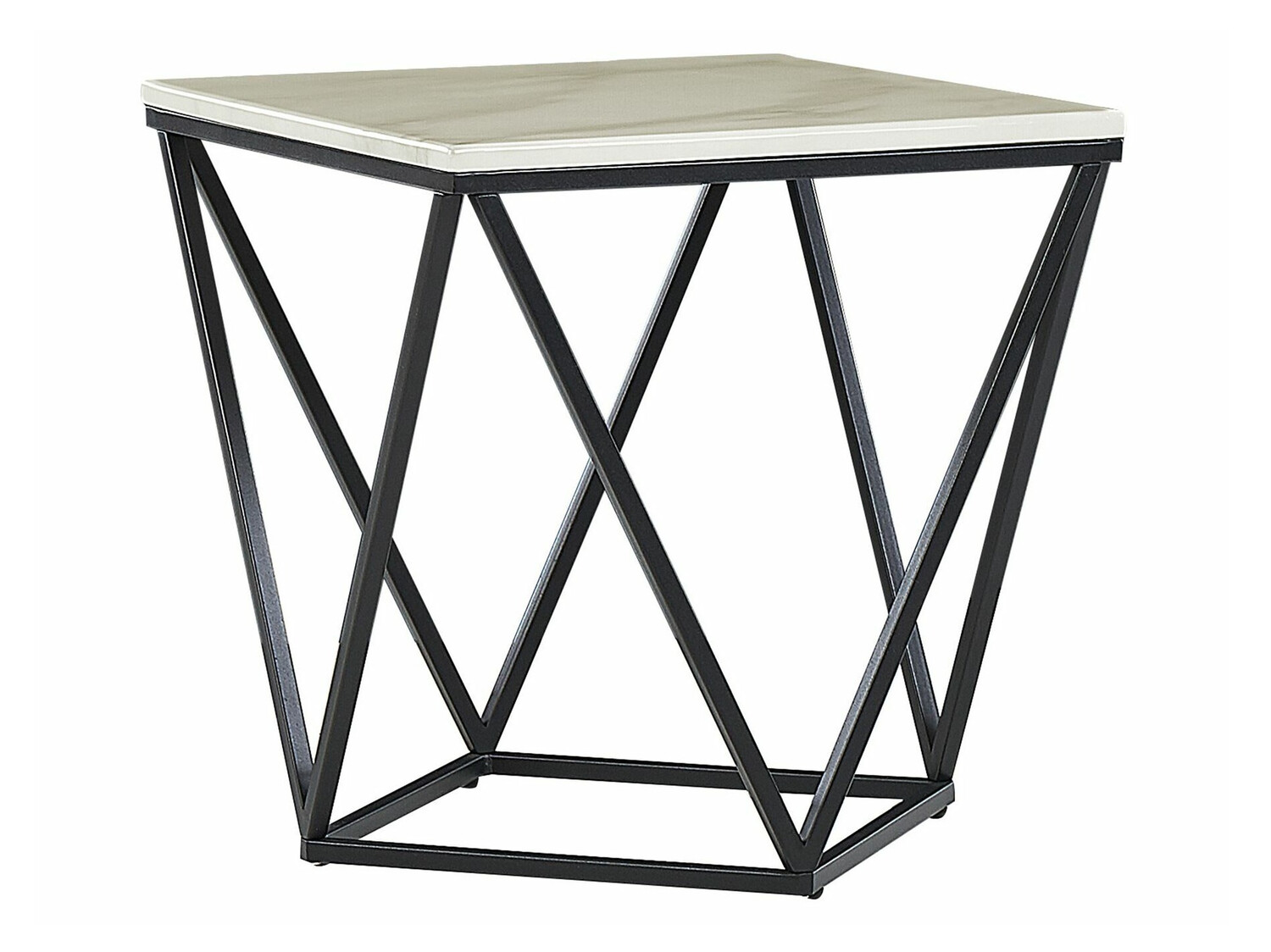 Kafijas galdiņš Berwyn 651 (Melns + Brūns marmors)