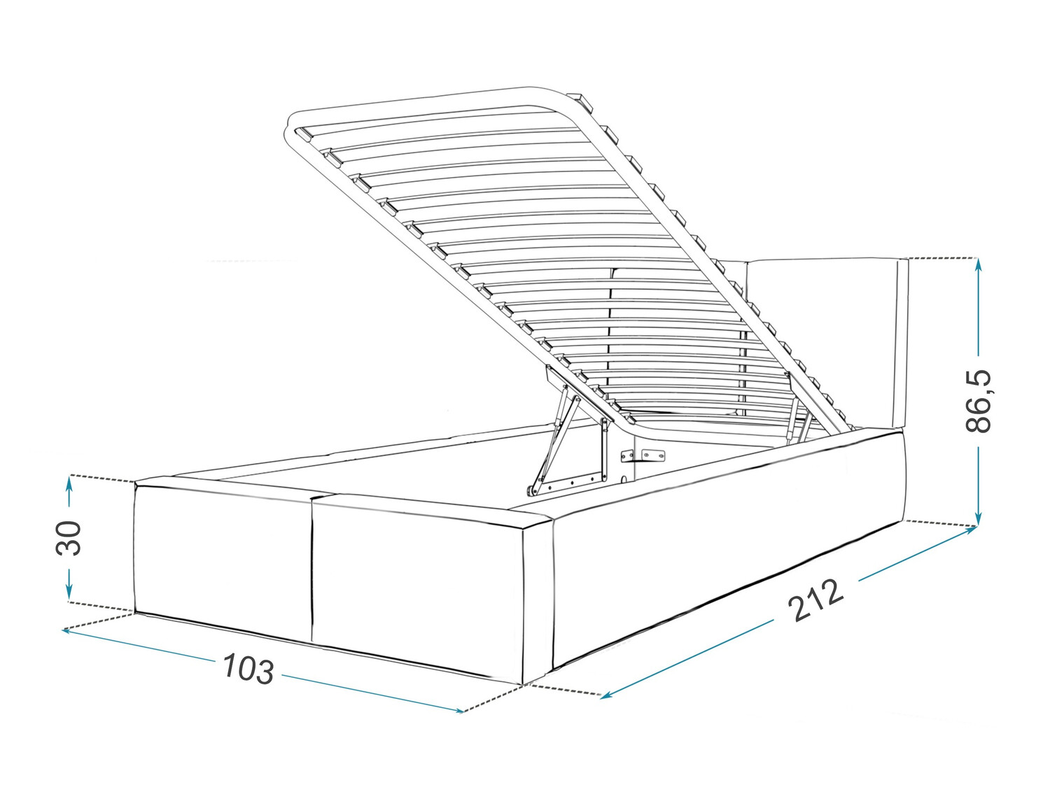 Gulta Fairfield 109 (Pelēks)