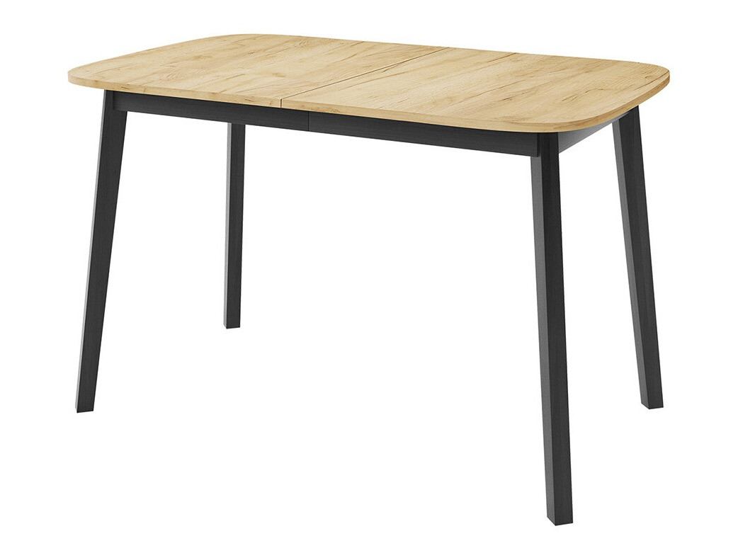 Galds Edmond 110 (Amatniecības zelta ozols + Melns)