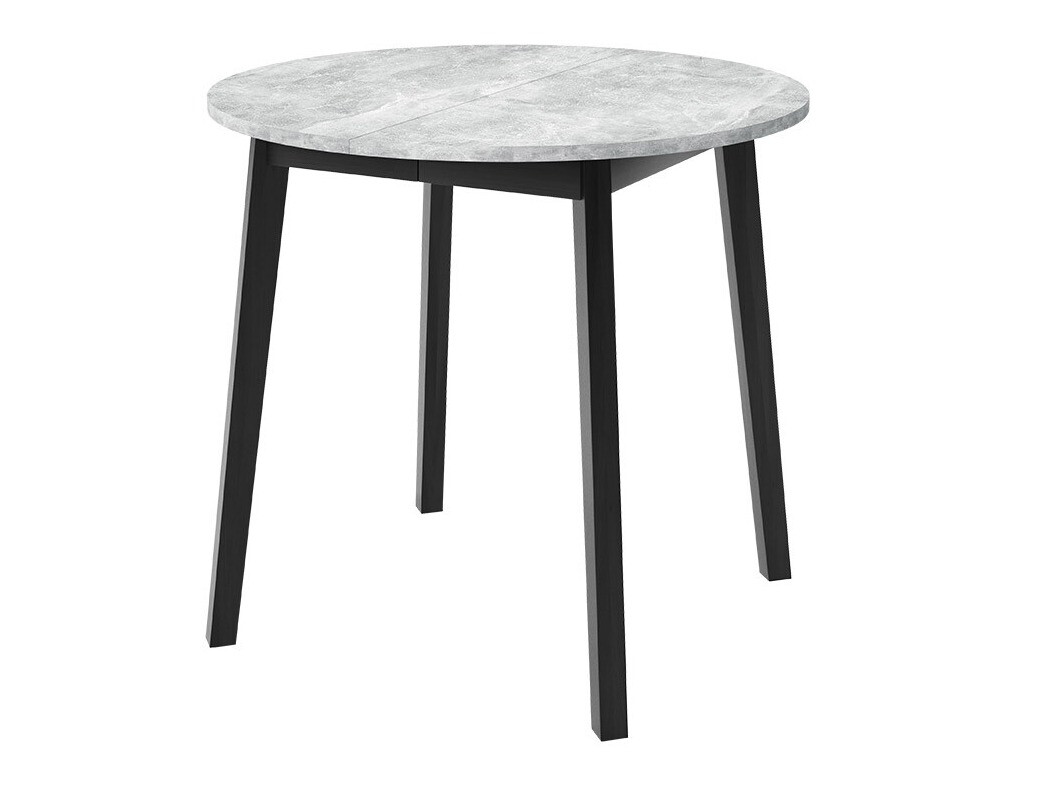 Galds Edmond 112 (Pelēks marmors + Melns)