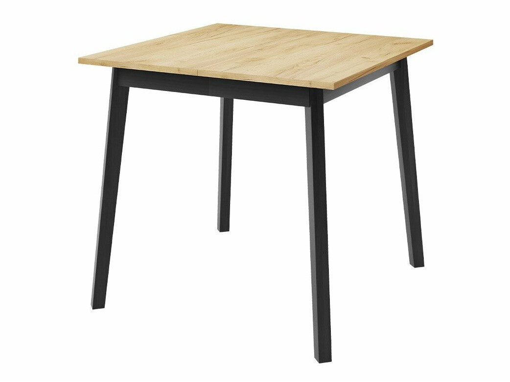 Ēdamistabas komplekts Edmond 116 (Amatniecības zelta ozols + Melns)