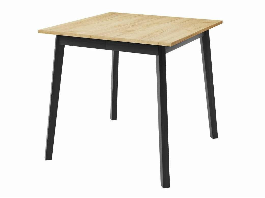 Ēdamistabas komplekts Edmond 116 (Amatniecības zelta ozols + Melns)