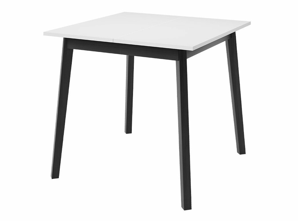 Ēdamistabas komplekts Edmond 116 (Balts + Melns)