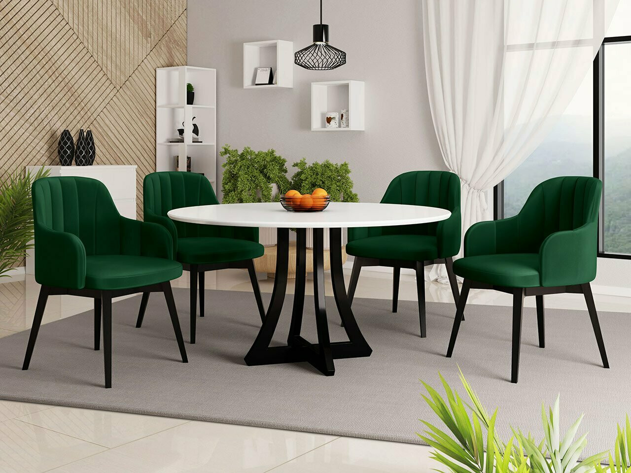 Krēsls Racine 105 (Melns + Magic Velvet 2225)