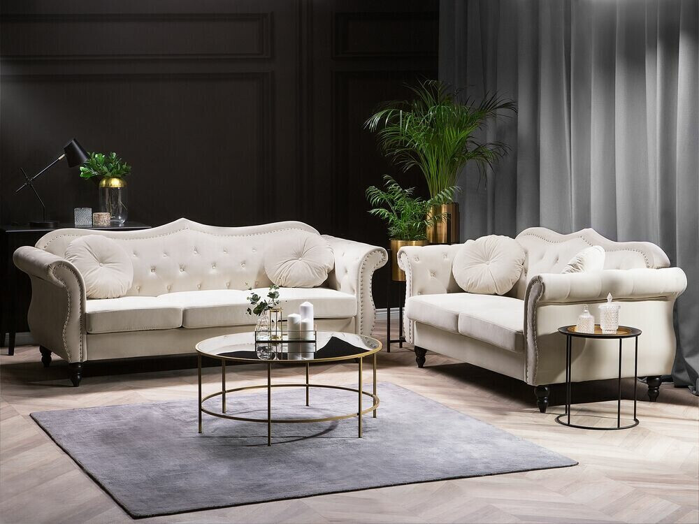 Chesterfield mīksto mēbeļu komplekts Berwyn 797 (Bēšs)