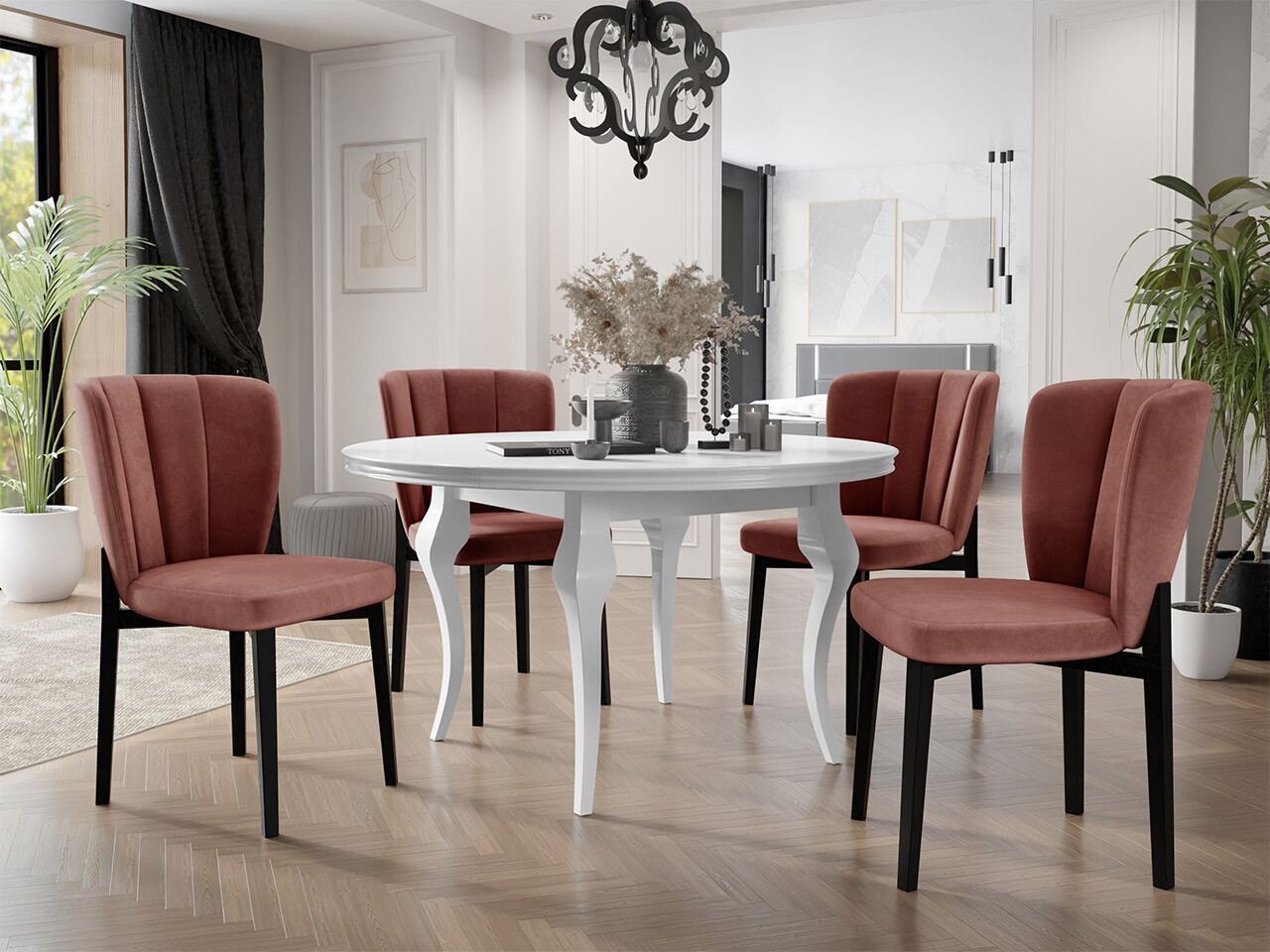Ēdamistabas komplekts Racine 141 (Magic Velvet 2258)