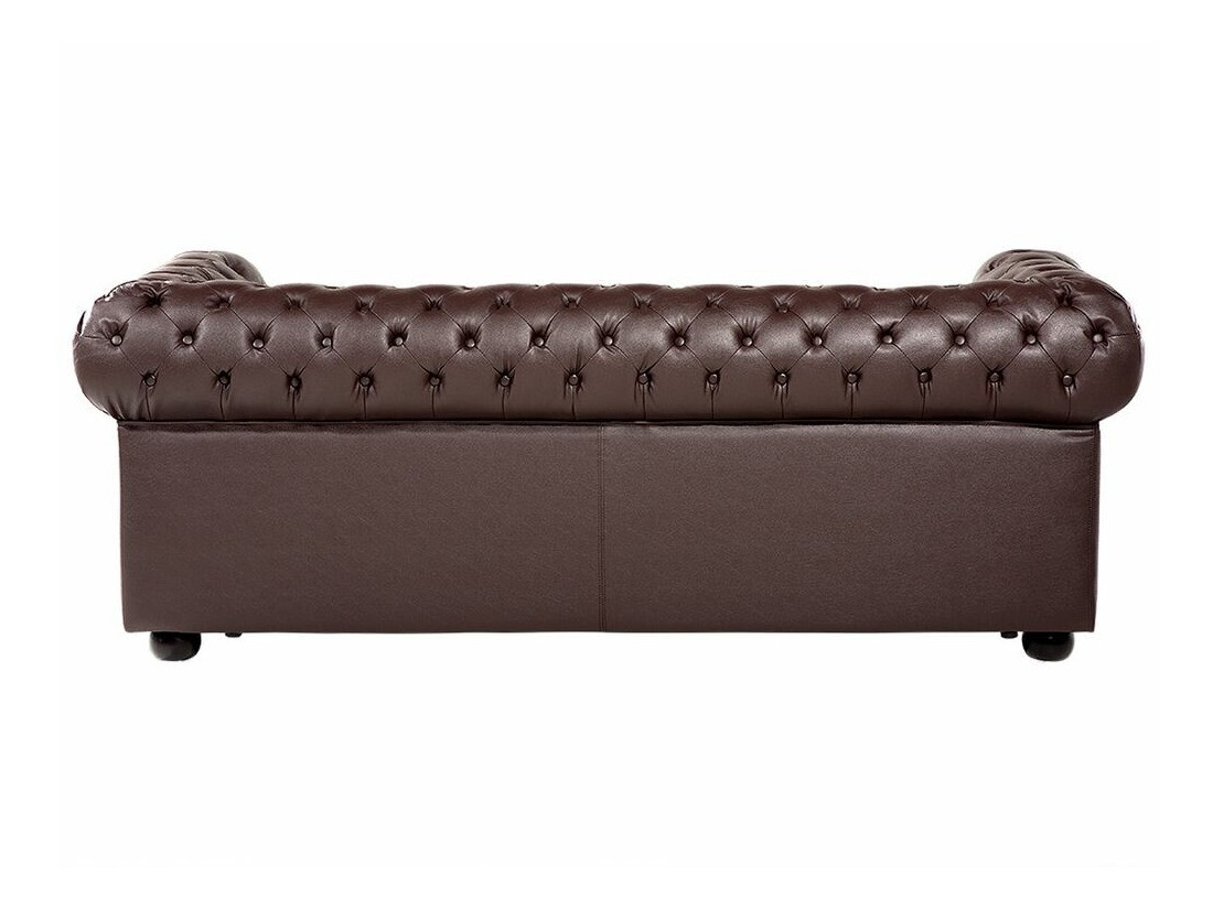 Chesterfield dīvāns Berwyn 832 (Tumši brūns)