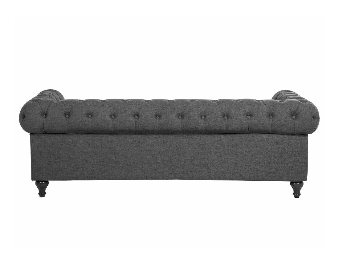 Chesterfield dīvāns Cirdoro 100 (Pelēks)