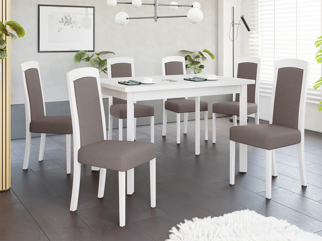 Krēsls Victorville 345 (Balts)