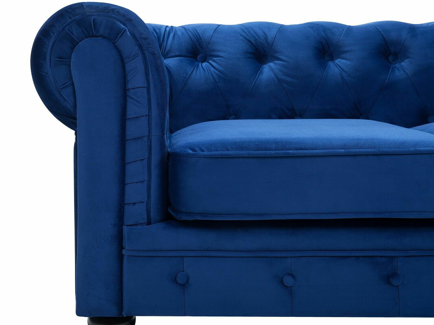 Chesterfield dīvāns Cirdoro 101 (Zils)