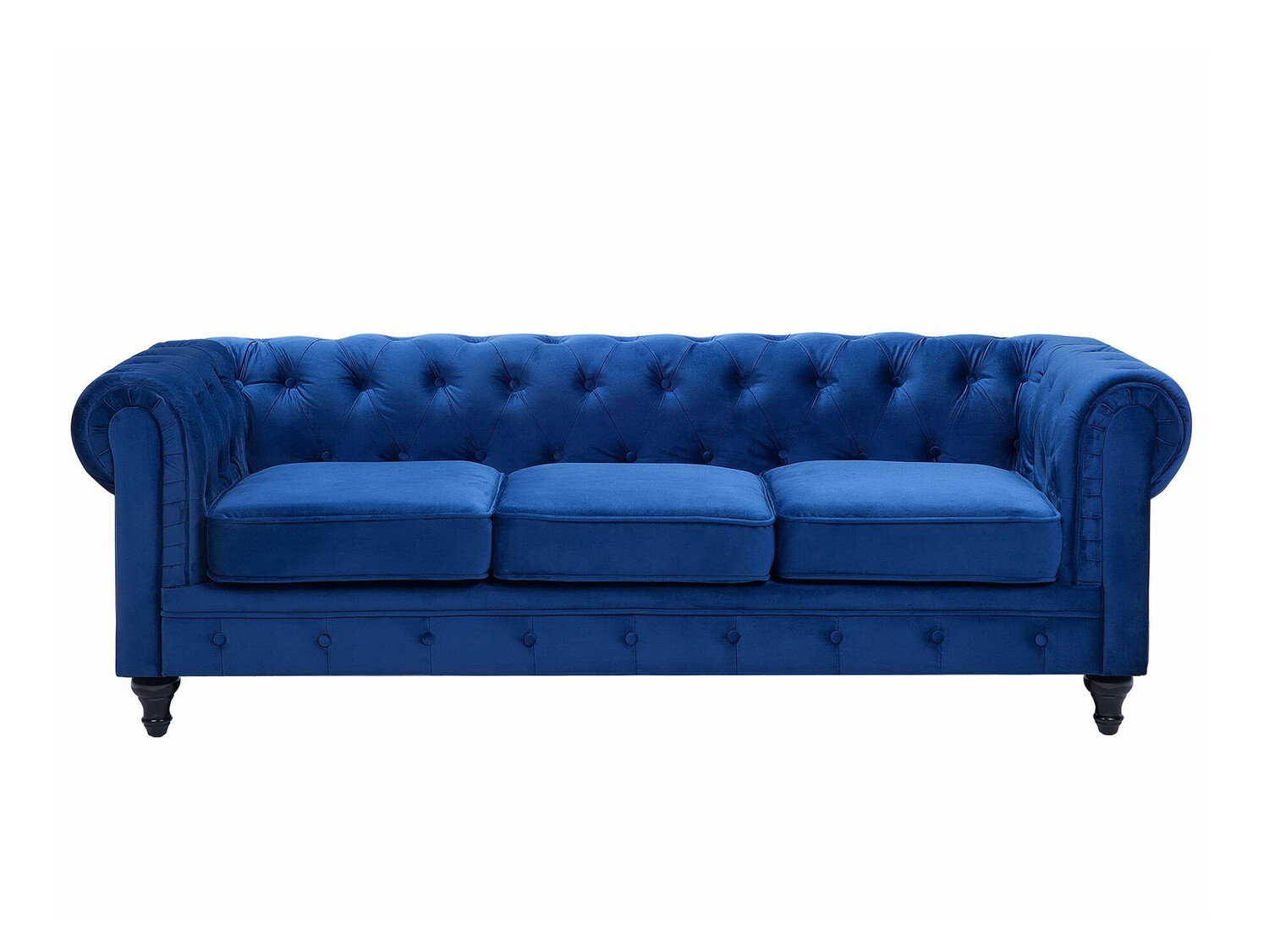 Chesterfield dīvāns Cirdoro 101 (Zils)