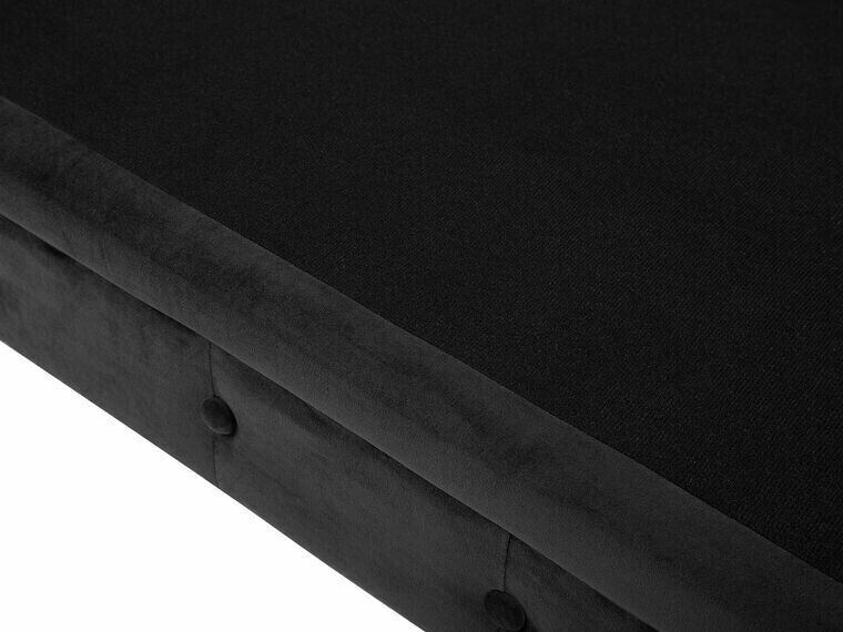 Chesterfield dīvāns Cirdoro 101 (Melns)