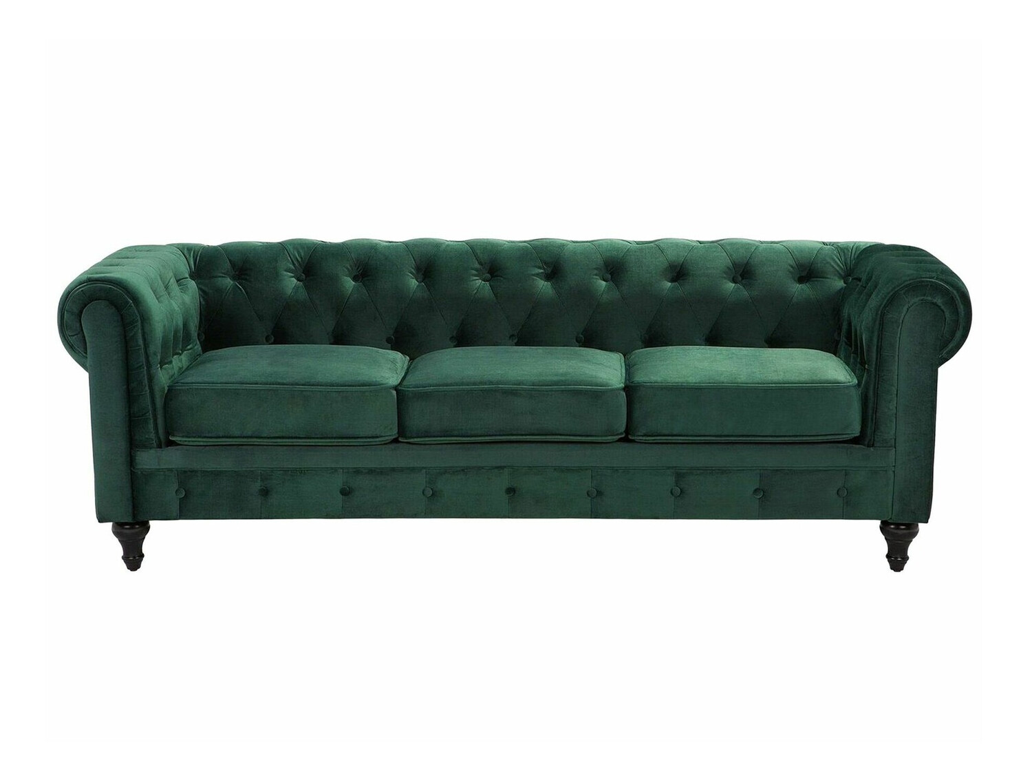 Chesterfield dīvāns Cirdoro 101 (Zaļš)