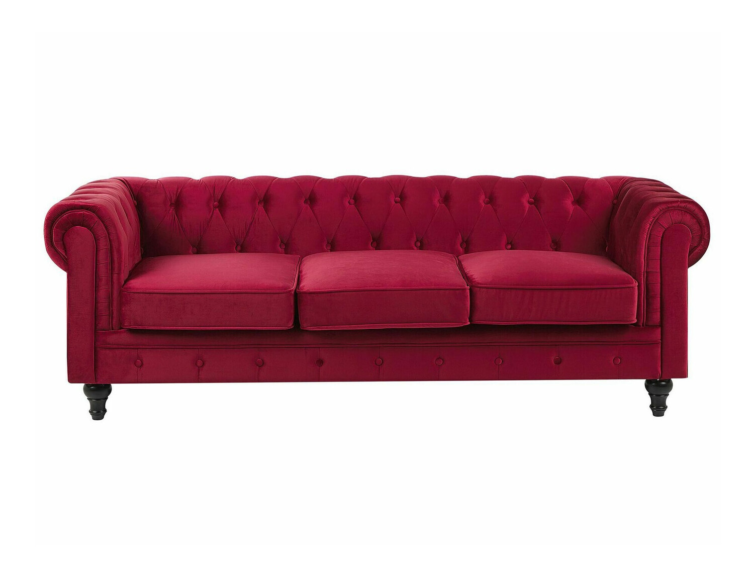 Chesterfield dīvāns Cirdoro 101 (Sarkans)