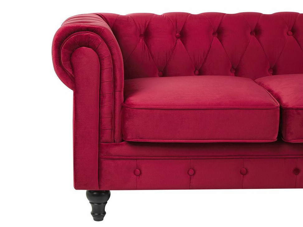 Chesterfield dīvāns Cirdoro 101 (Sarkans)