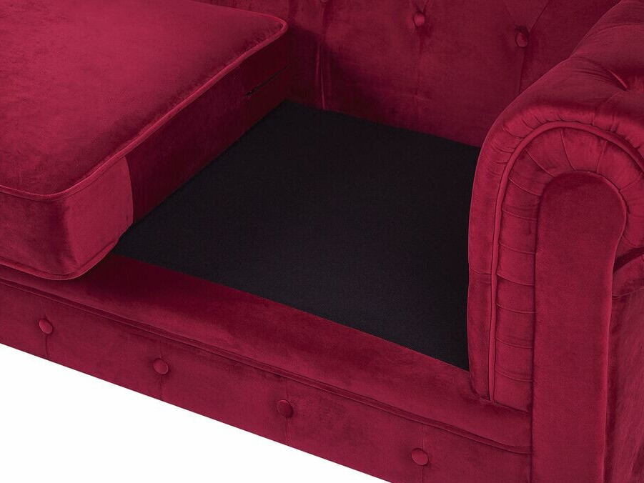 Chesterfield dīvāns Cirdoro 101 (Sarkans)