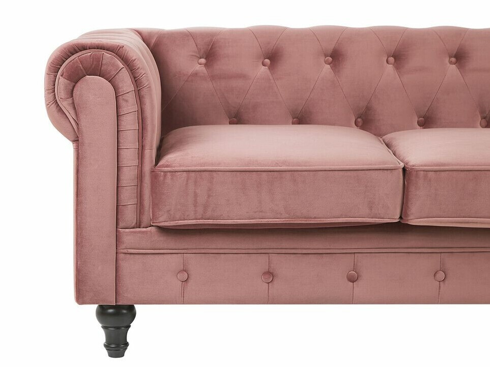 Chesterfield dīvāns Cirdoro 101 (Violets)