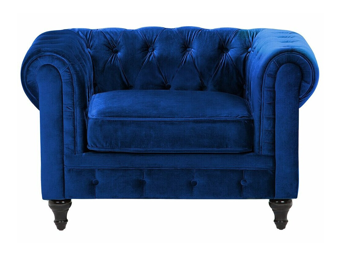 Chesterfield atpūtas krēsls Cirdoro 102 (Zils)