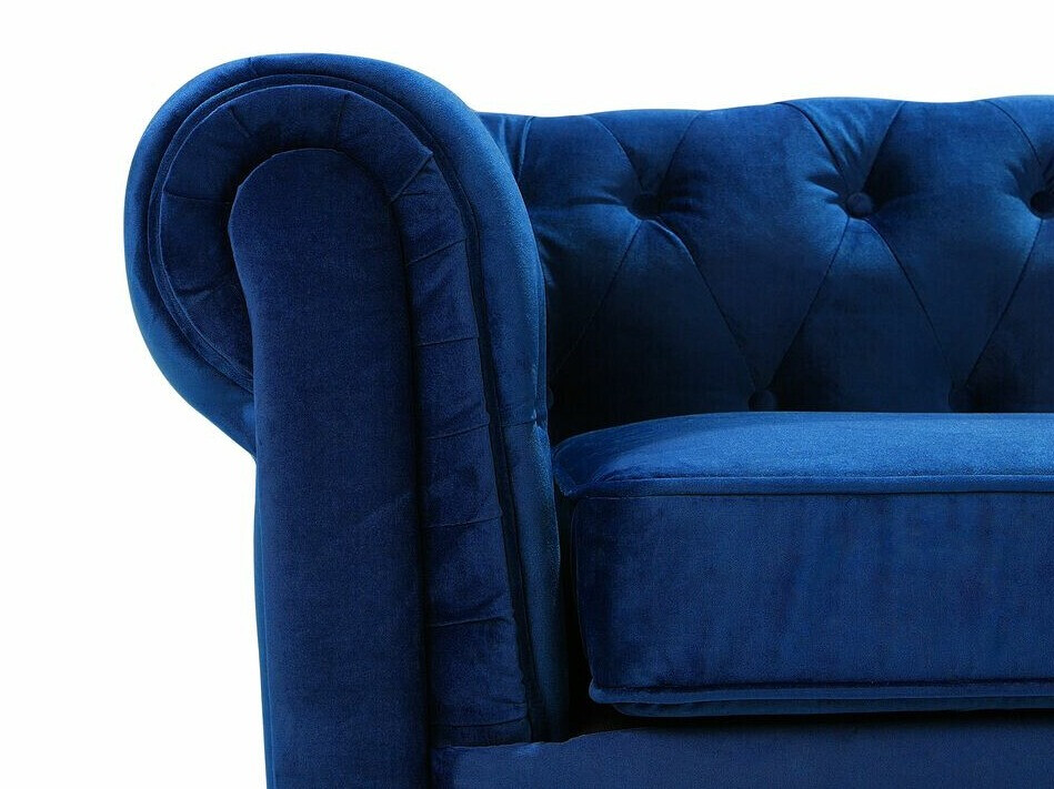 Chesterfield atpūtas krēsls Cirdoro 102 (Zils)