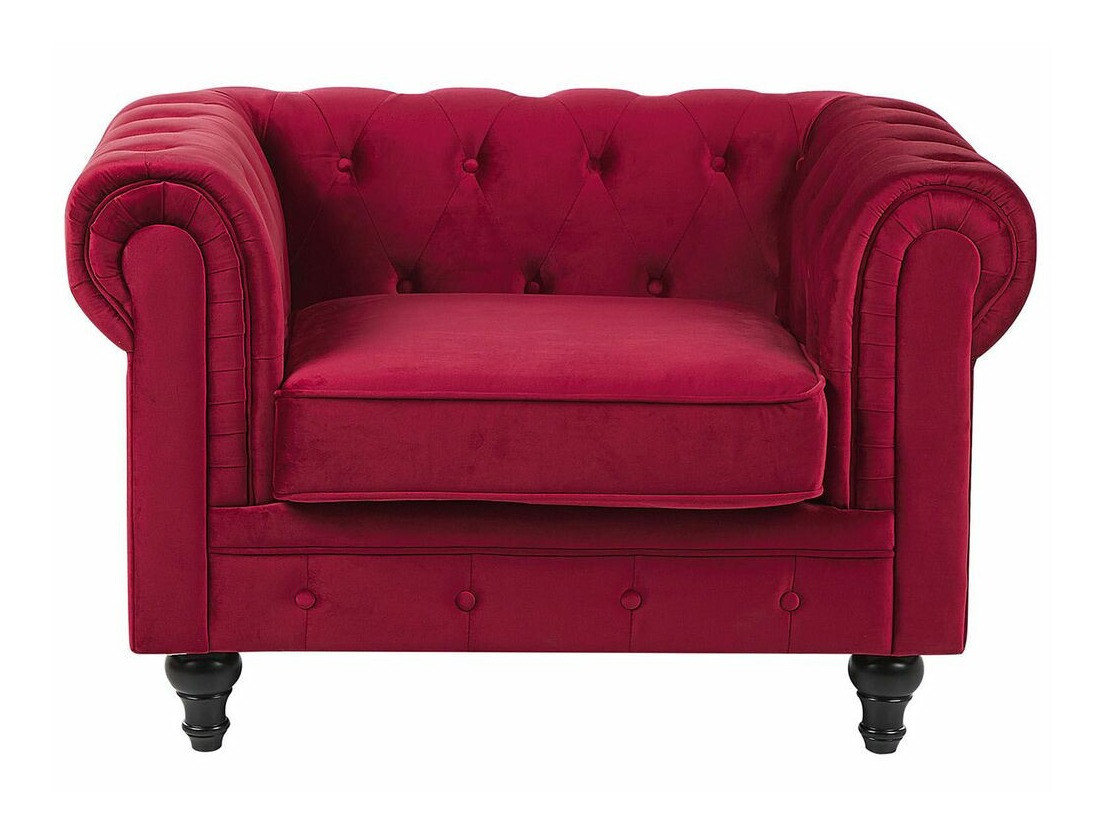 Chesterfield atpūtas krēsls Cirdoro 102 (Sarkans)