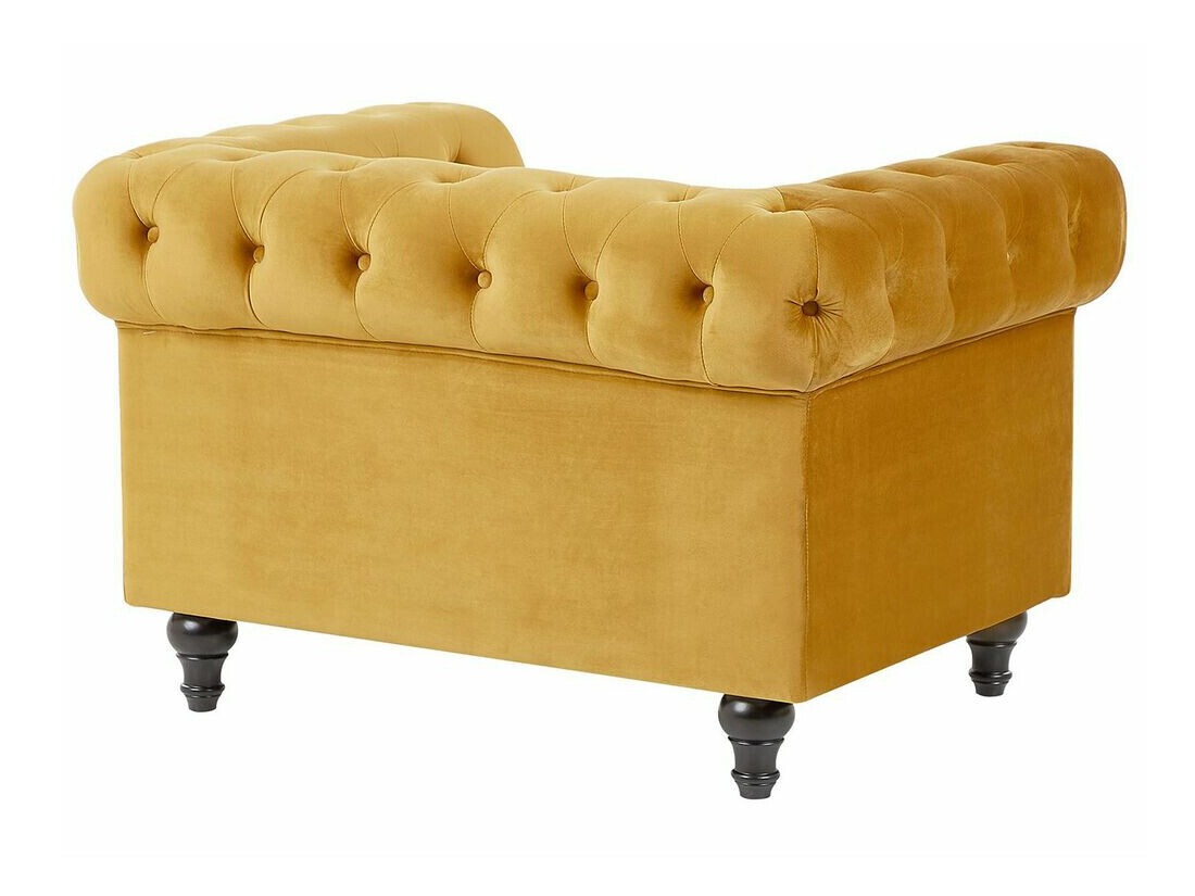 Chesterfield atpūtas krēsls Cirdoro 102 (Dzeltens)