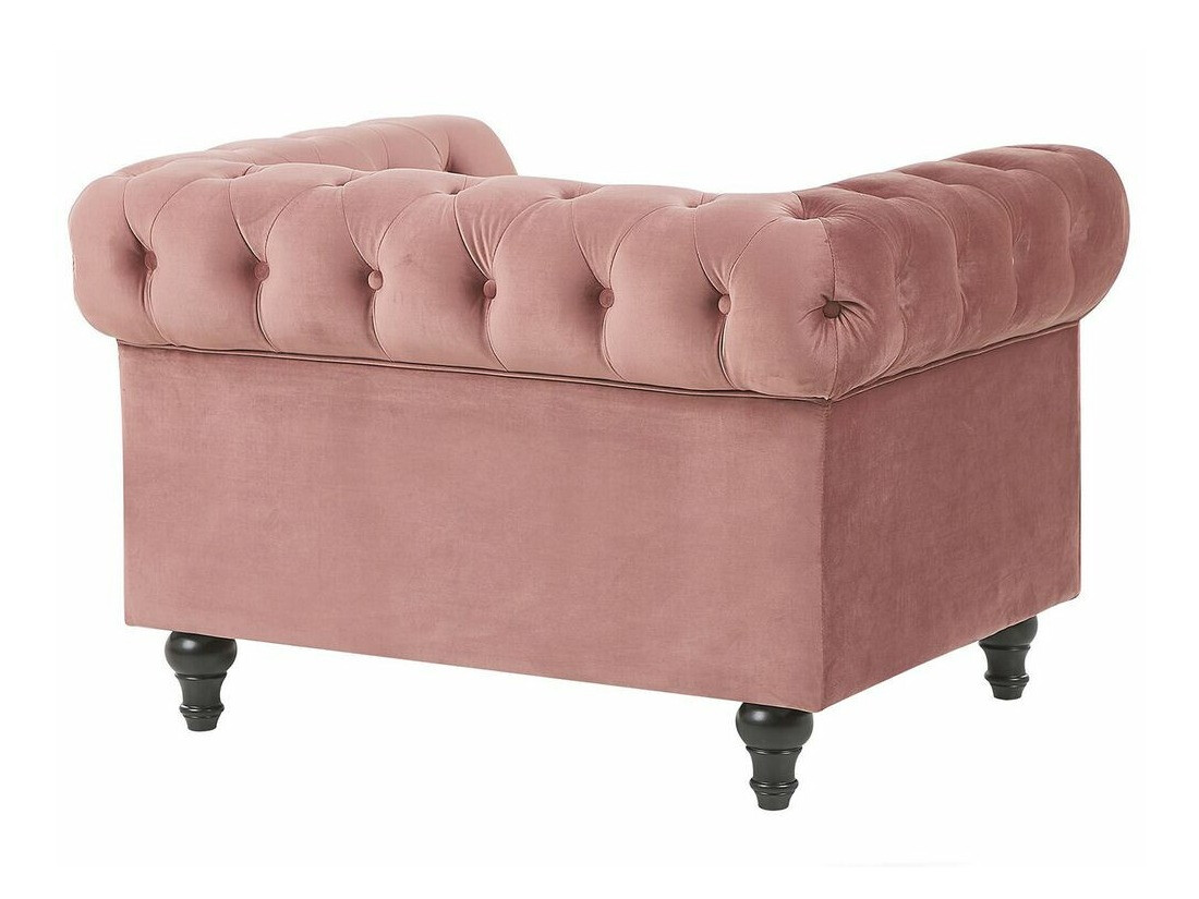 Chesterfield atpūtas krēsls Cirdoro 102 (Tumši rozā)
