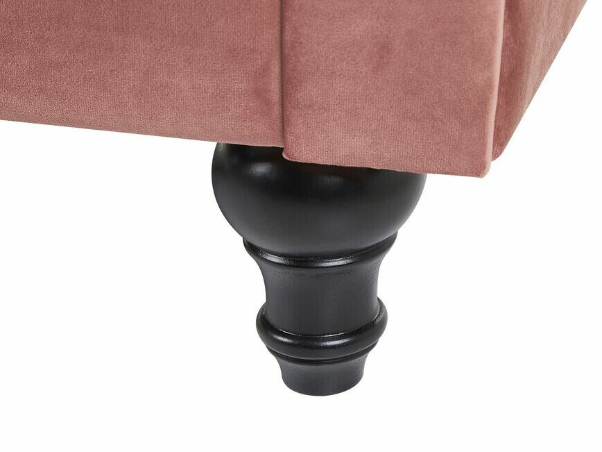 Chesterfield atpūtas krēsls Cirdoro 102 (Tumši rozā)